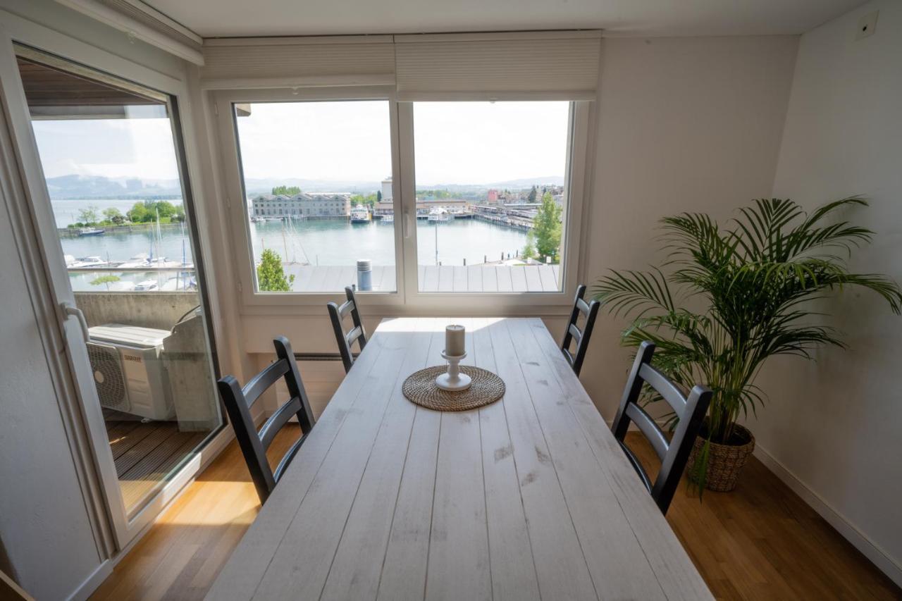 Traumwohnung Direkt Am Hafen Romanshorn Esterno foto